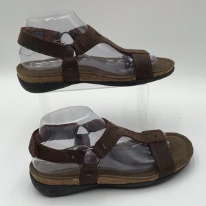 Women's Keen Kaci Aha T Strap Brown Sandals